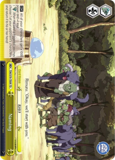Naming (TSK/S70-TE09 TD) [That Time I Got Reincarnated as a Slime]