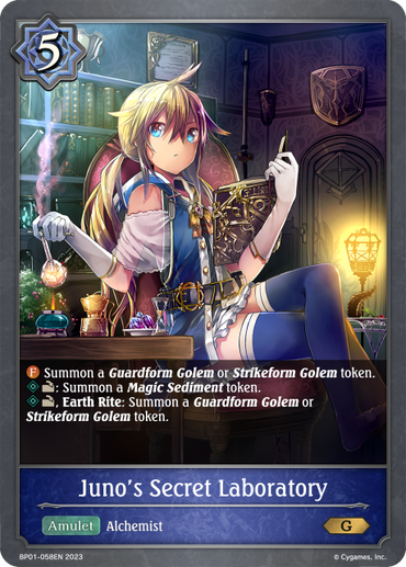 Juno's Secret Laboratory (BP01-058EN) [Advent of Genesis]