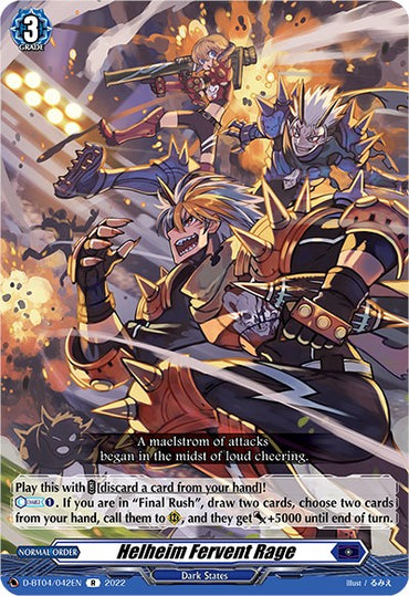 Helheim Fervent Rage (D-BT04/042EN) [Awakening of Chakrabarthi]