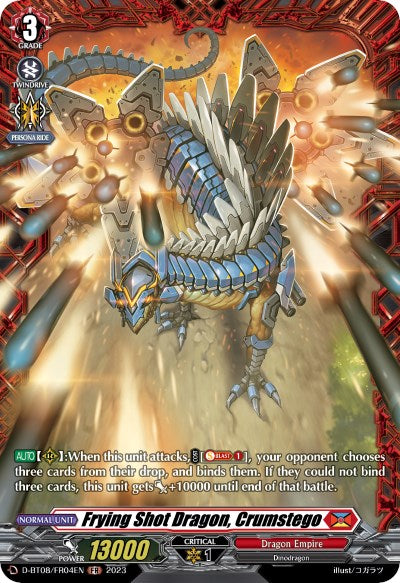 Frying Shot Dragon, Crumstego (D-BT08/FR04EN) [Minerva Rising]