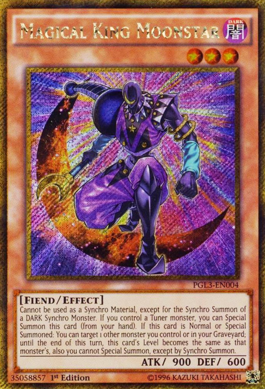 Magical King Moonstar [PGL3-EN004] Gold Secret Rare