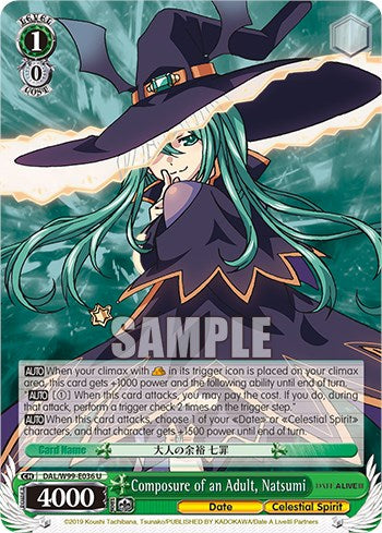 Composure of an Adult, Natsumi [Date A Live Vol.2]