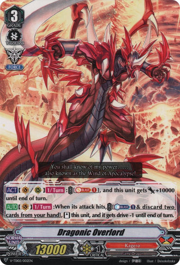 Dragonic Overlord (V-TD02/002EN) [Toshiki Kai]