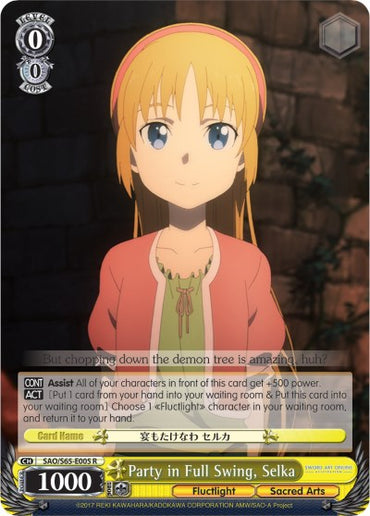 Party in Full Swing, Selka (SAO/S65-E005 R) [Sword Art Online -Alicization-]