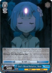 Oni's Blood Relative, Rem (RZ/S55-E082 C) [Re:ZERO Vol.2]