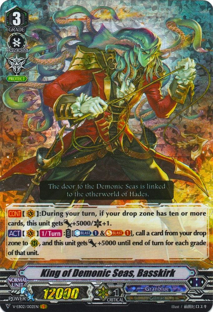 King of Demonic Seas, Basskirk (V-EB02/002EN) [Champions of the Asia Circuit]