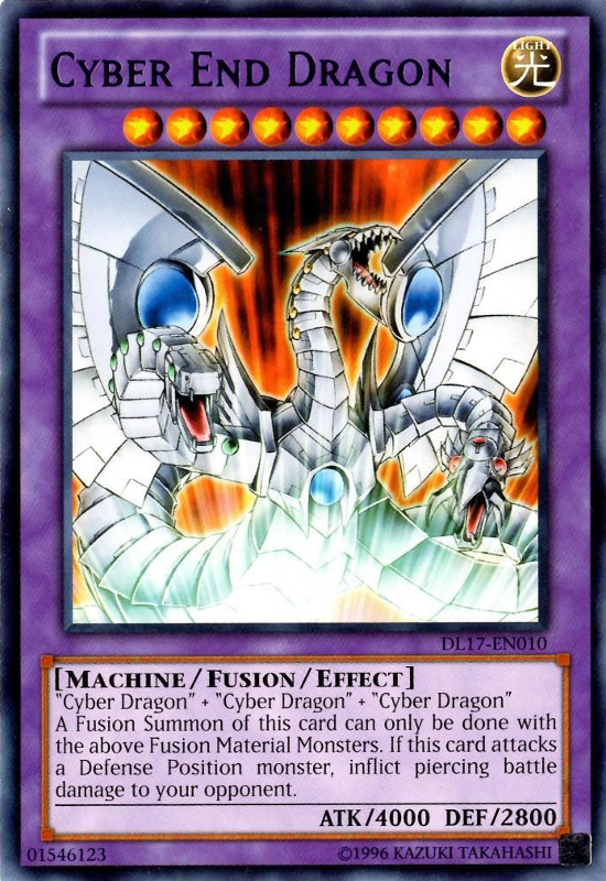 Cyber End Dragon (Purple) [DL17-EN010] Rare