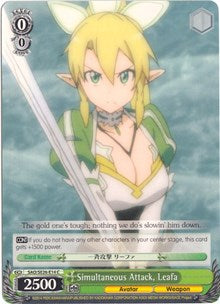Simultaneous Attack, Leafa (SAO/SE26-E14 C) [Sword Art Online II Vol.2]