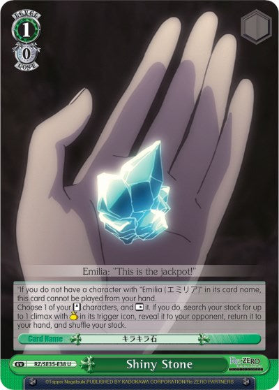 Shiny Stone (RZ/SE35-E38 U) (Parallel Foil) [Re:ZERO: The Frozen Bond]
