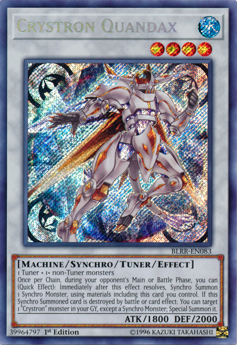 Crystron Quandax [BLRR-EN083] Secret Rare