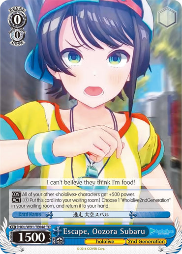 Escape, Oozora Subaru (HOL/W91-TE048 TD) [hololive production]