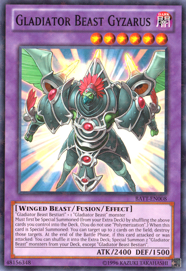 Gladiator Beast Gyzarus [BATT-EN008] Starfoil Rare