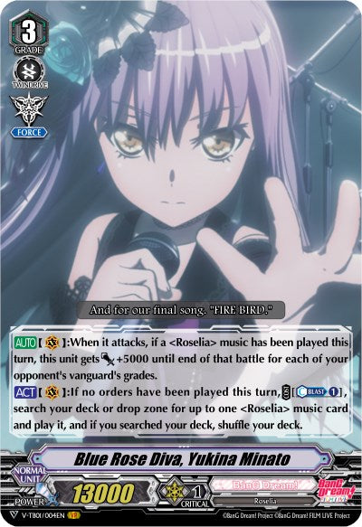 Blue Rose Diva, Yukina Minato (V-TB01/004EN) [BanG Dream! FILM LIVE]