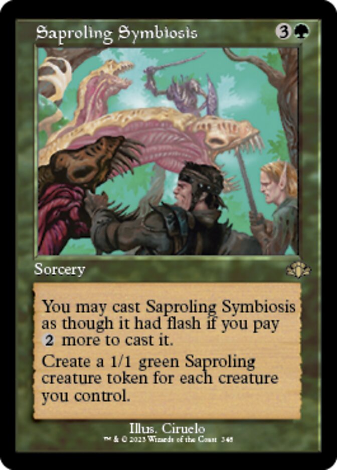 Saproling Symbiosis (Retro) [Dominaria Remastered]