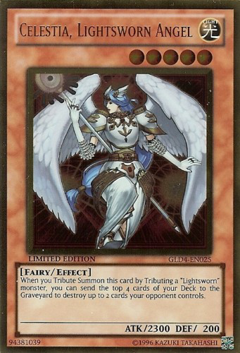 Celestia, Lightsworn Angel [GLD4-EN025] Gold Rare