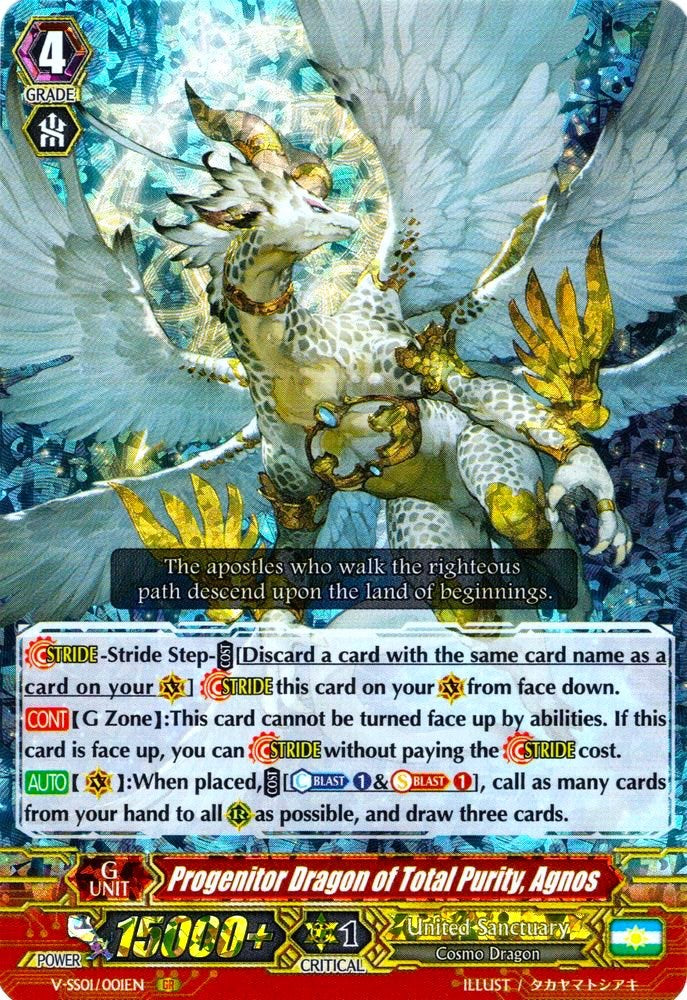 Progenitor Dragon of Total Purity, Agnos (V-SS01/001EN) [Premium Collection 2019]