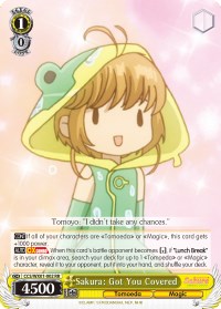 Sakura: Got You Covered (CCS/WX01-002 RR) [Cardcaptor Sakura: Clear Card]