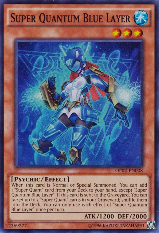 Super Quantum Blue Layer [OP02-EN008] Super Rare