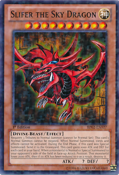 Slifer the Sky Dragon [BP02-EN127] Mosaic Rare