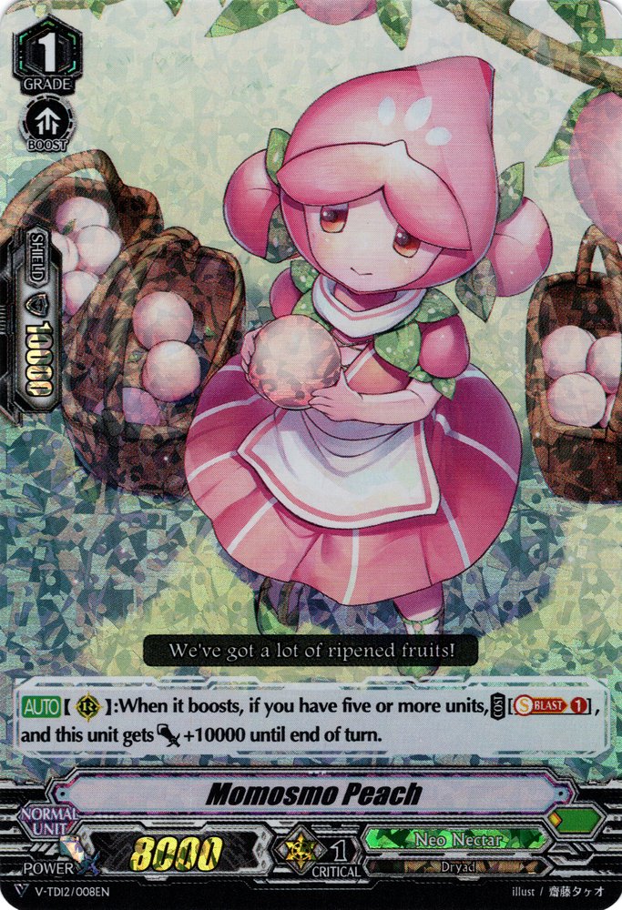 Momosmo Peach (Parallel Foil) (V-TD12/008EN) [Ahsha]