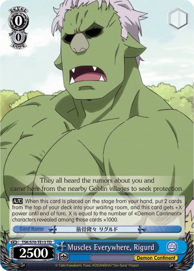 Muscles Everywhere, Rigurd (TSK/S70-TE13 TD) [That Time I Got Reincarnated as a Slime]