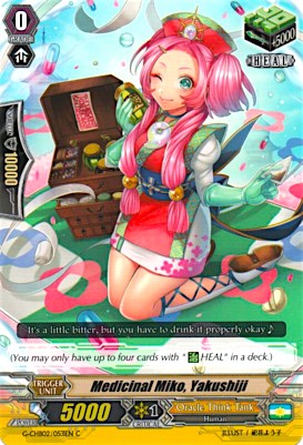 Medicinal Miko, Yakushiji (G-CHB02/053EN) [We ARE!!! Trinity Dragon]