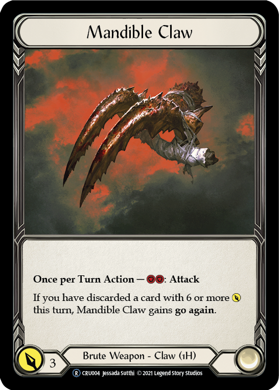 Mandible Claw [U-CRU004-RF] (Crucible of War Unlimited)  Unlimited Rainbow Foil