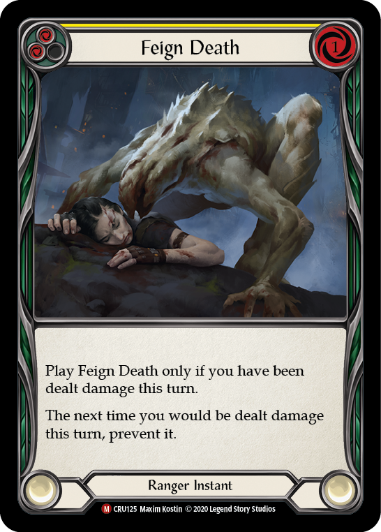 Feign Death [CRU125] (Crucible of War)  1st Edition Rainbow Foil