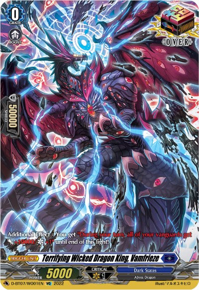 Terrifying Wicked Dragon King, Vamfrieze (D-BT07/WO01EN) [Raging Flames Against Emerald Storm]