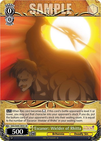 Escanor: Wielder of Rhitta (SR) [The Seven Deadly Sins: Revival of The Commandments]