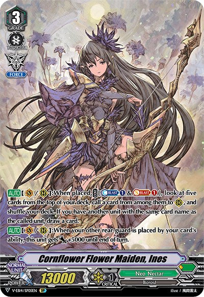 Cornflower Flower Maiden, Ines (V-EB14/SP05EN) [The Next Stage]