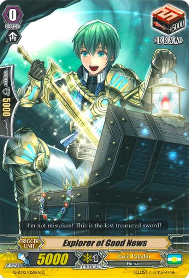 Explorer of Good News (G-BT10/059EN) [Raging Clash of the Blade Fangs]