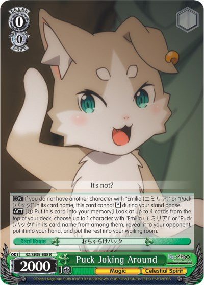 Puck Joking Around (RZ/SE35-E08 R) (Parallel Foil) [Re:ZERO: The Frozen Bond]