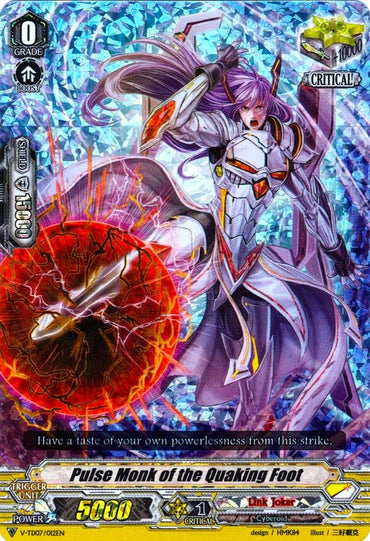 Pulse Monk of the Quaking Foot (Parallel Foil) (V-TD07/012EN) [Kouji Ibuki]