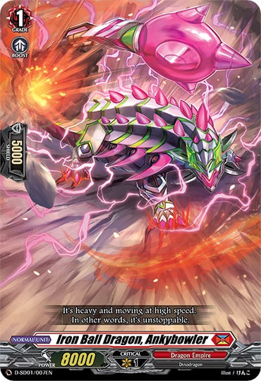 Iron Ball Dragon, Ankybowler (D-SD01/007EN) [Yu-yu Kondo: Holy Dragon]