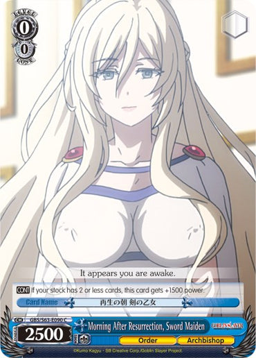 Morning After Resurrection, Sword Maiden (GBS/S63-E090 C) [Goblin Slayer]