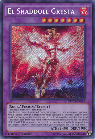 El Shaddoll Grysta [NECH-EN048] Secret Rare