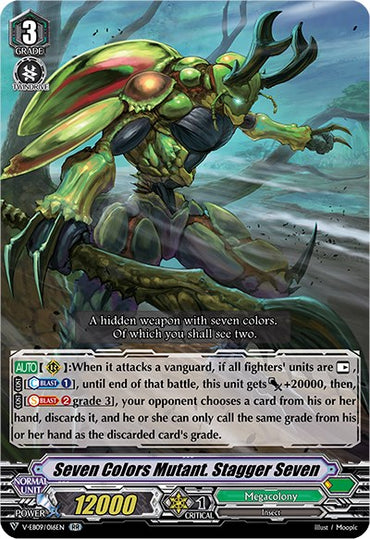 Seven Colors Mutant. Stagger Seven (V-EB09/016EN) [The Raging Tactics]