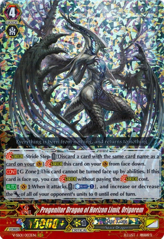 Progenitor Dragon of Horizon Limit, Origorem (V-SS01/003EN) [Premium Collection 2019]