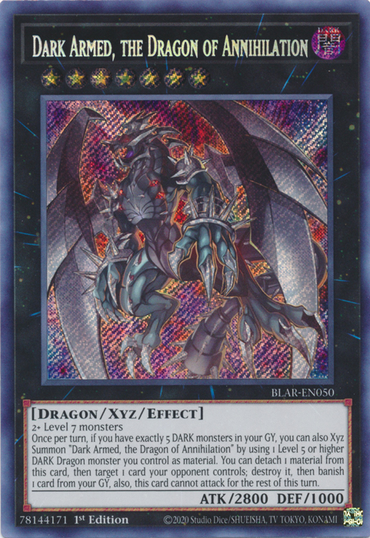 Dark Armed, the Dragon of Annihilation [BLAR-EN050] Secret Rare