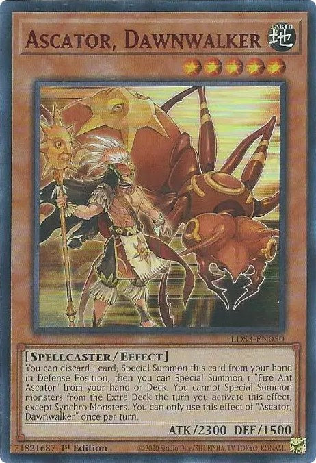 Ascator, Dawnwalker (Red) [LDS3-EN050] Ultra Rare