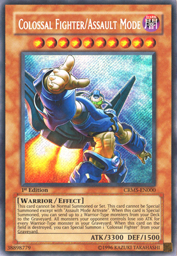 Colossal Fighter/Assault Mode [CRMS-EN000] Secret Rare