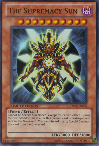 The Supremacy Sun [JUMP-EN057] Ultra Rare