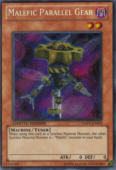 Malefic Parallel Gear [YMP1-EN003] Secret Rare