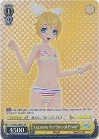 Kagamine Rin"Striped Bikini" (PD/S22-E004S SR) [Hatsune Miku -Project DIVA- f]