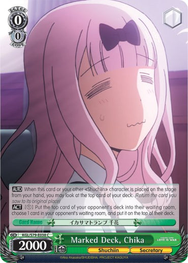 Marked Deck, Chika (KGL/S79-E038 C) [Kaguya-sama: Love is War]