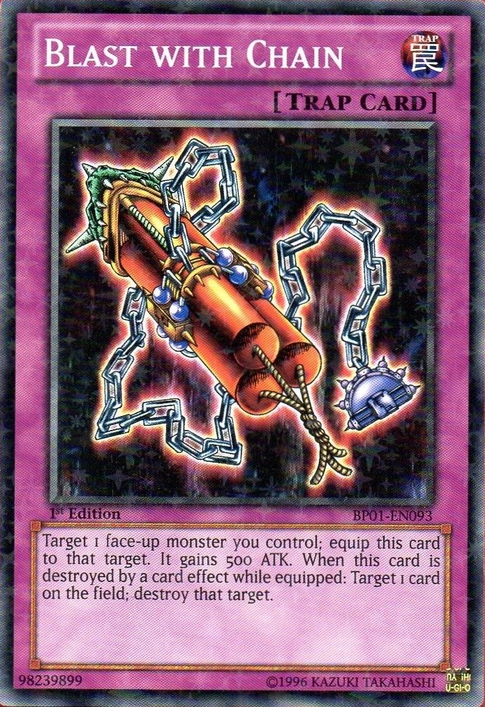 Blast with Chain [BP01-EN093] Starfoil Rare