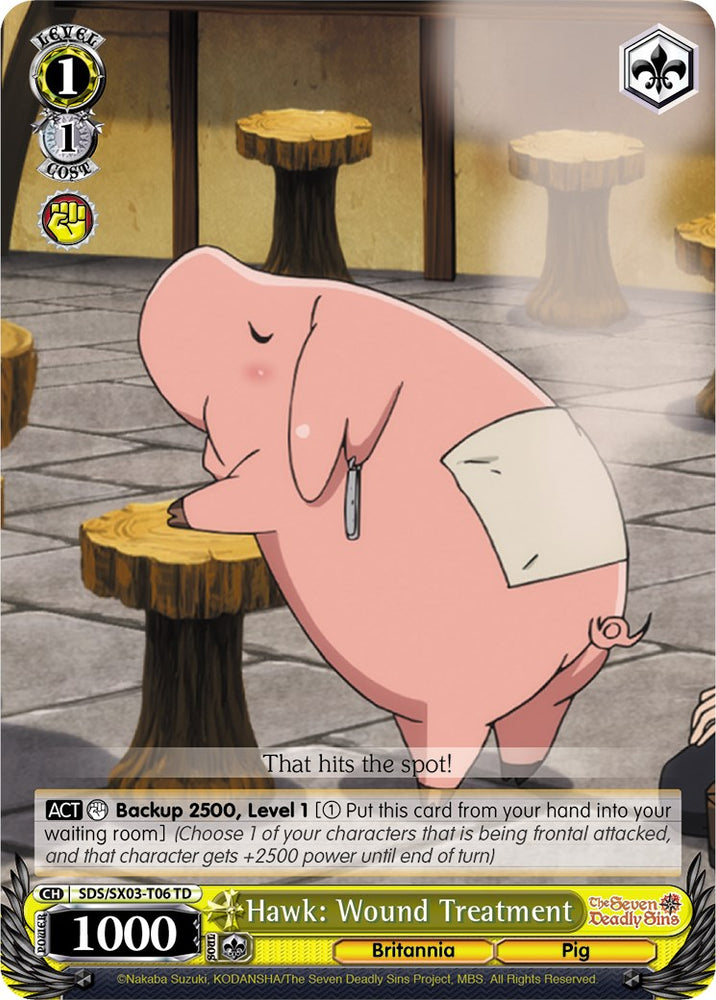 Hawk: Wound Treatment (SDS/SX03-T06 TD) [The Seven Deadly Sins]
