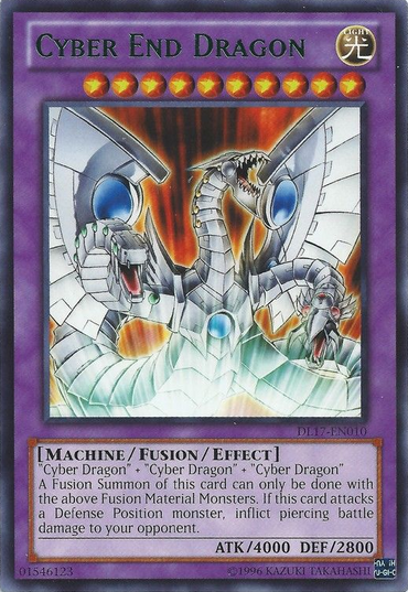 Cyber End Dragon (Green) [DL17-EN010] Rare