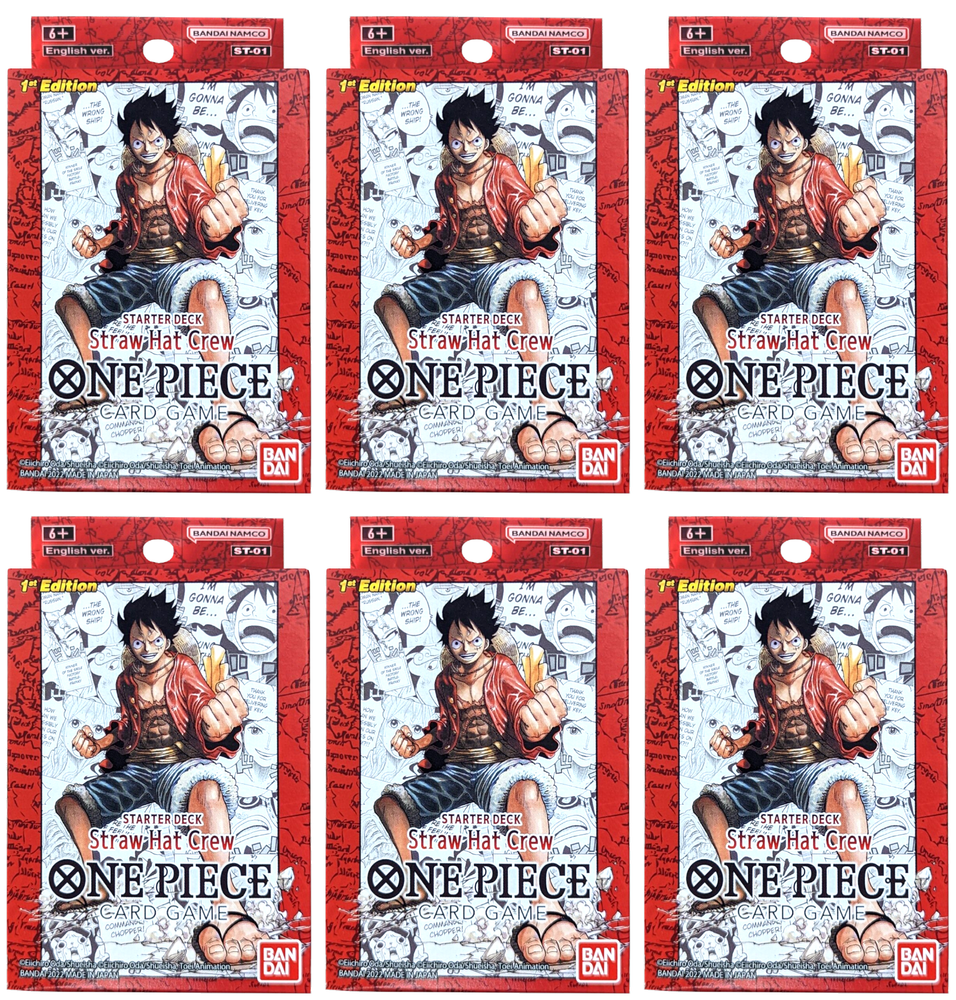 Super Pre-Release Starter Deck Display (Straw Hat Crew)